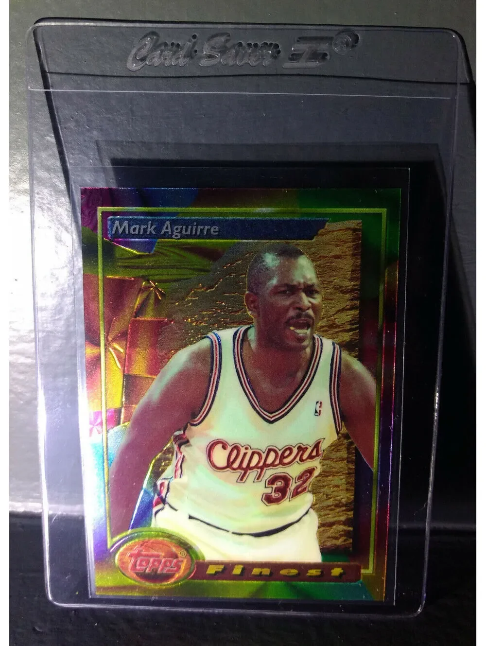 1993-94 Topps Finest Mark Aguirre #40 Basketball Card